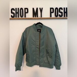 Vans Green Bomber Jacket Women’s Medium NWT